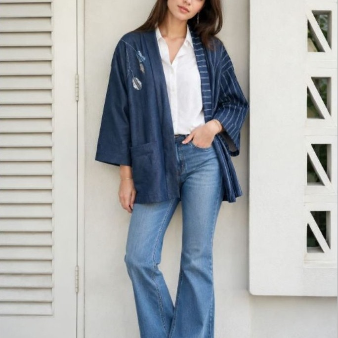 Outer Denim PAYOU - Handmade Sashiko