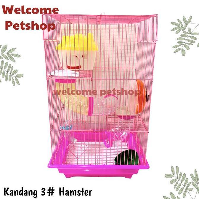 Kandang Hamster 3# / Rumah Hamster / Kandang Hamster Tiga Tingkat