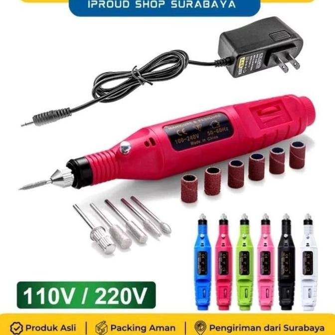 BOR BUR MINI DRILL KIKIR DAN POLES GIGI ELEKTRIK