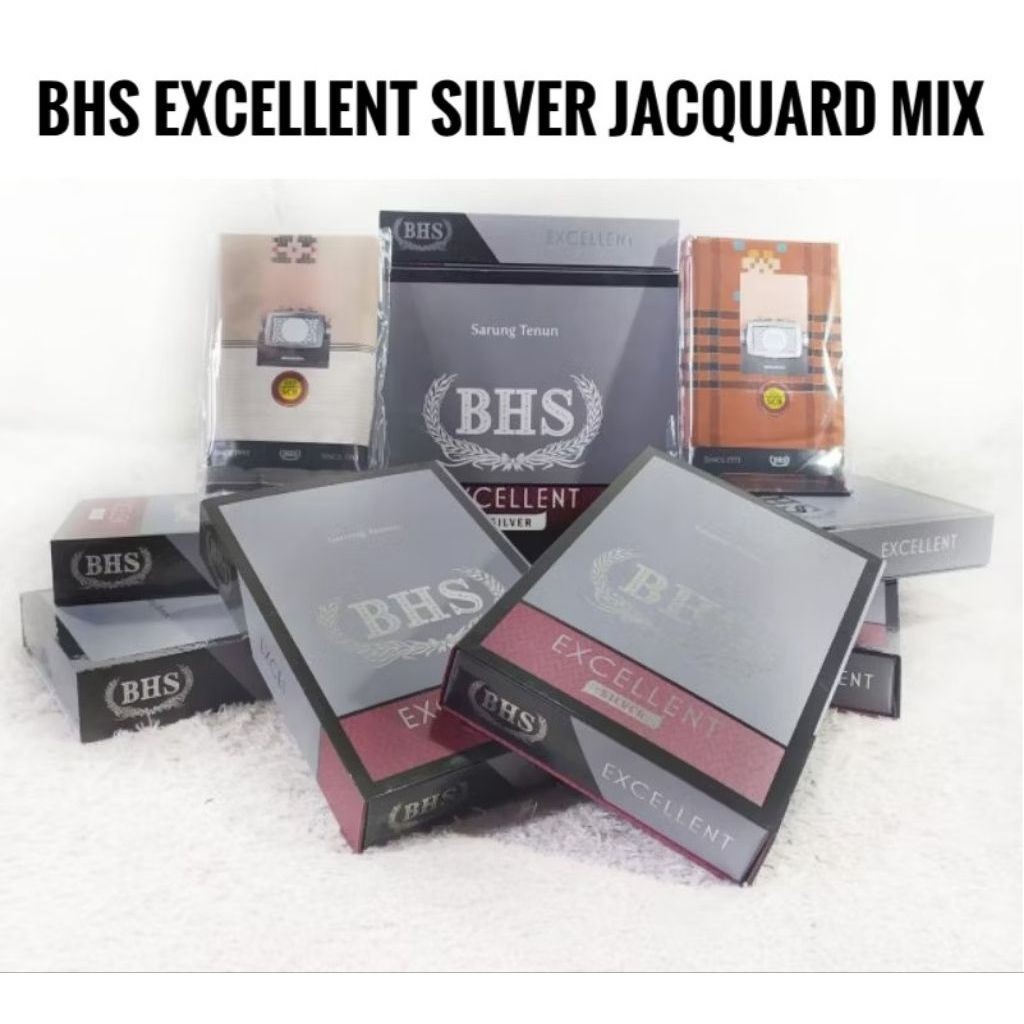 Sarubg BHS Excellent Silver Jacquard Mix