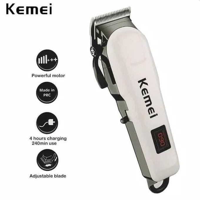 Alat Mesin Cukur Rambut Rechargeable Kemei KM-809A / KM809A / KM 809A