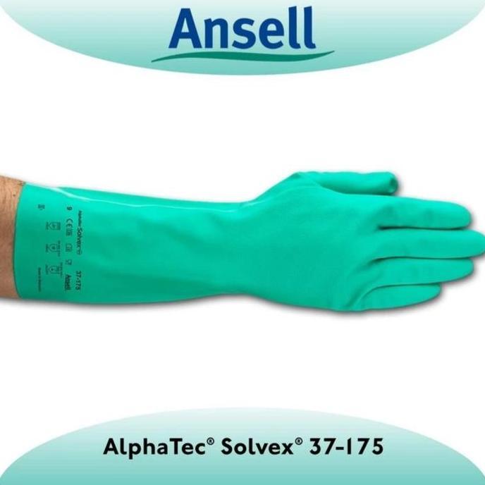 Sarung Tangan Ansell Alphatec Solvex 37-175-176 Nitrile Original