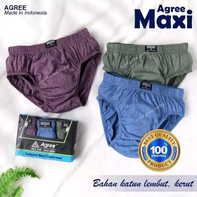 Celana dalam Agree 8889 / Cd pria dewasa agree maxi / Celana agree segitiga