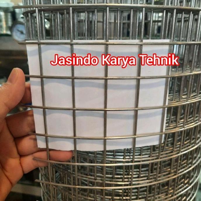 TERBARU wiremesh galvanis 25 x 25mm x 1.8mm lebar 120cm / wire mesh galvanis / kawat loket ayam  gal