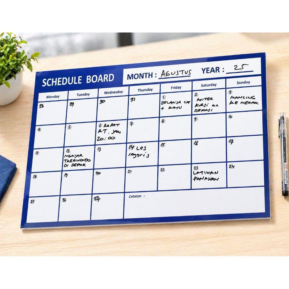 [ JUBI ] Schedule board,weekly montly yearly Kalender Planner