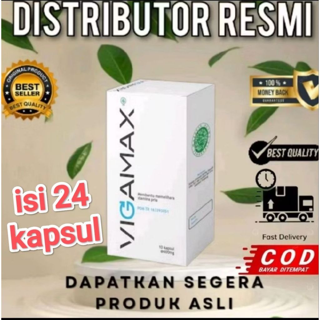obat kebugaran,viGamaX,isi 24 kapsul halal Bpom