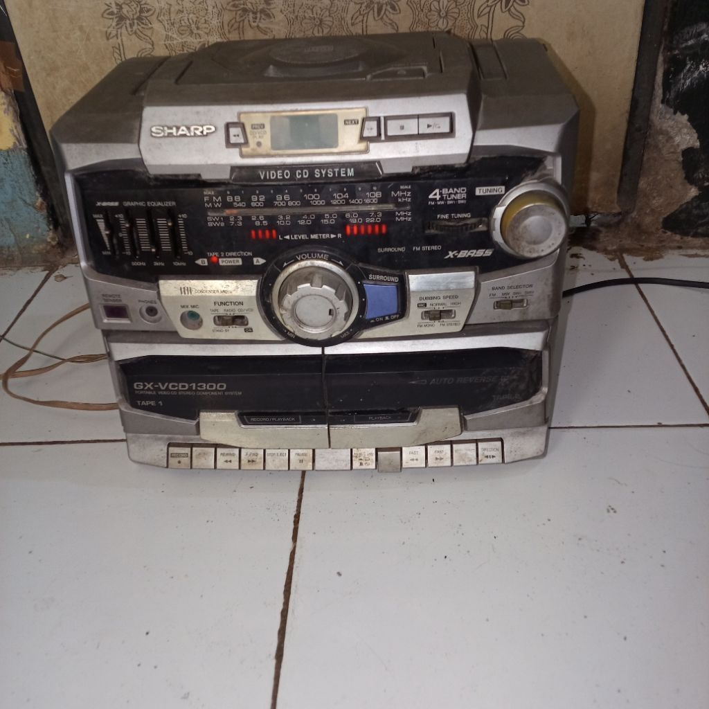 head radio Sharp simba VCD