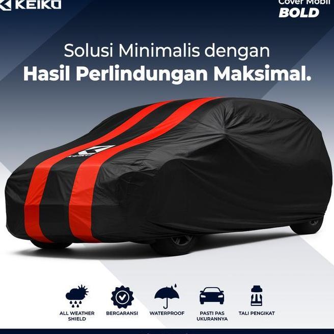 Cover Sarung Selimut Penutup Tutup Body Mobil Wateroof Semi Outdoor Bold Warna Rush Terios Innova Re