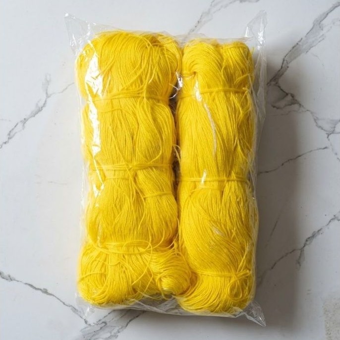 TALI TAMPAR 1MM TALI BANGUNAN 150METER | TALI TUKANG WARNA KUNING TERANG