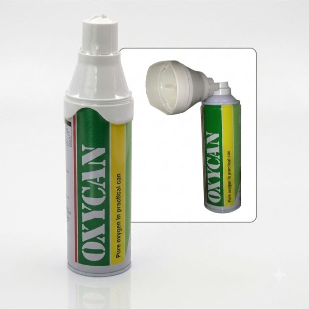 OXYCAN Oksigen Portable Tabung Kaleng Kecil 500cc / Tabung Oksigen Kecil