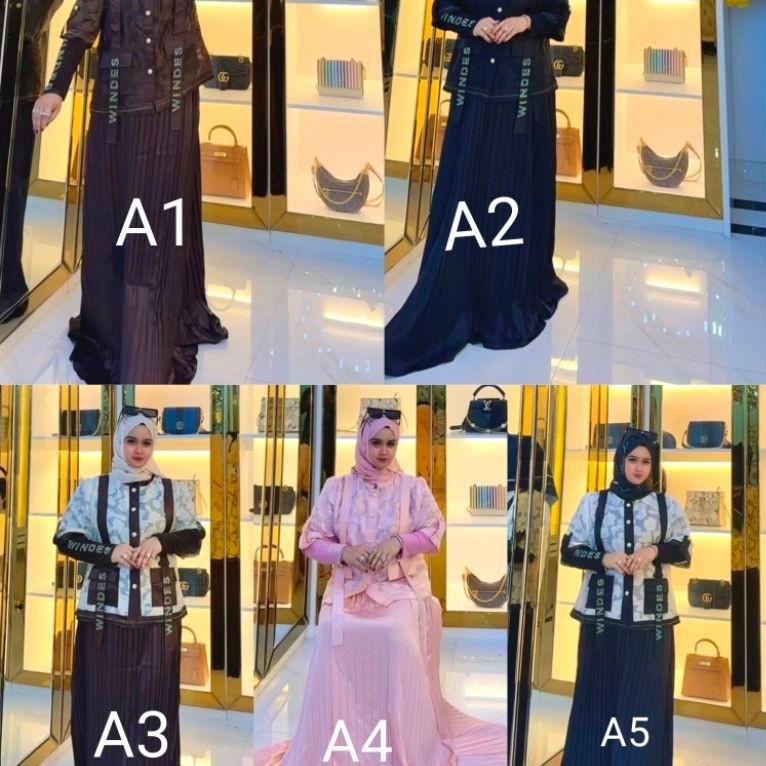 gamis syari set windes
