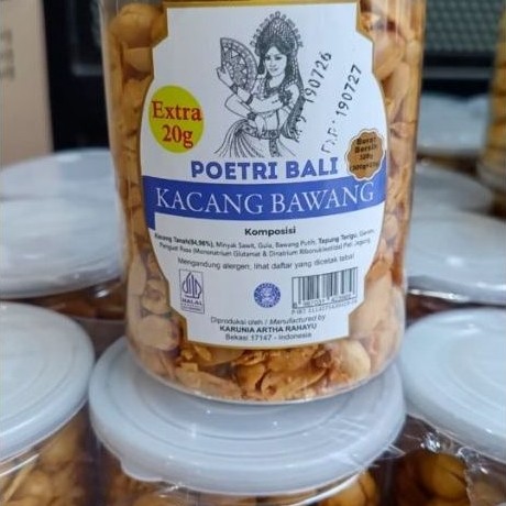Poetri Bali Kacang Bawang Toples / Kacang Bawang Toples