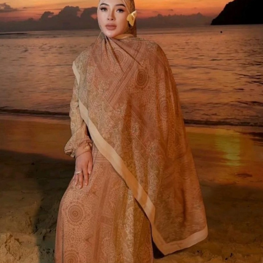 Gamis Dress Abaya Khasmir Coksu by Sheila Saukia SS
