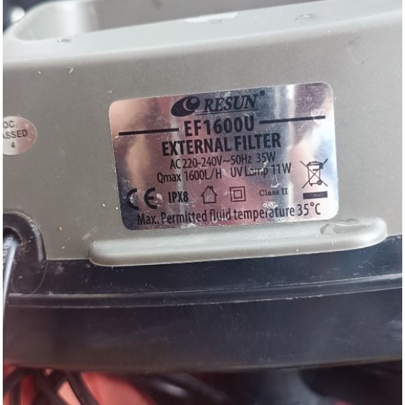 Canister Filter Resun EF-1600U uv