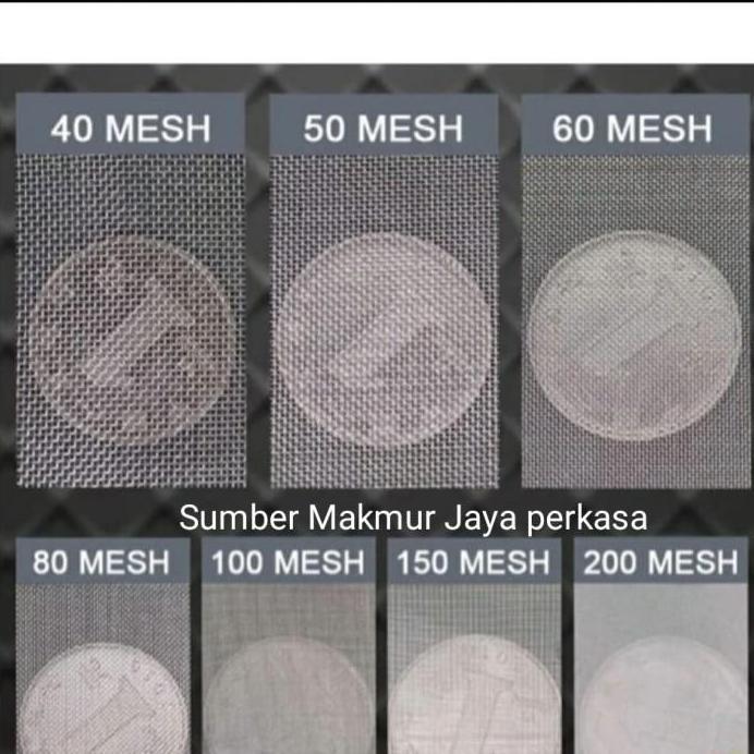 Wiremash Stainless SS304 ( Kawat mesh SS304 ) MESH 60 / Kawat Ayam / Kawat nyamuk Rollan