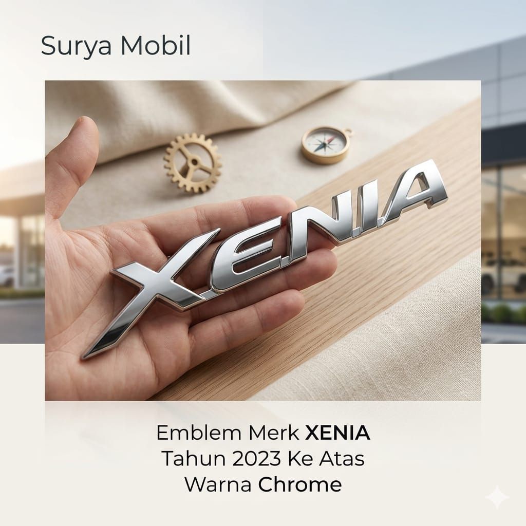 Emblem Tulisan belakang mobil Xenia 2023up