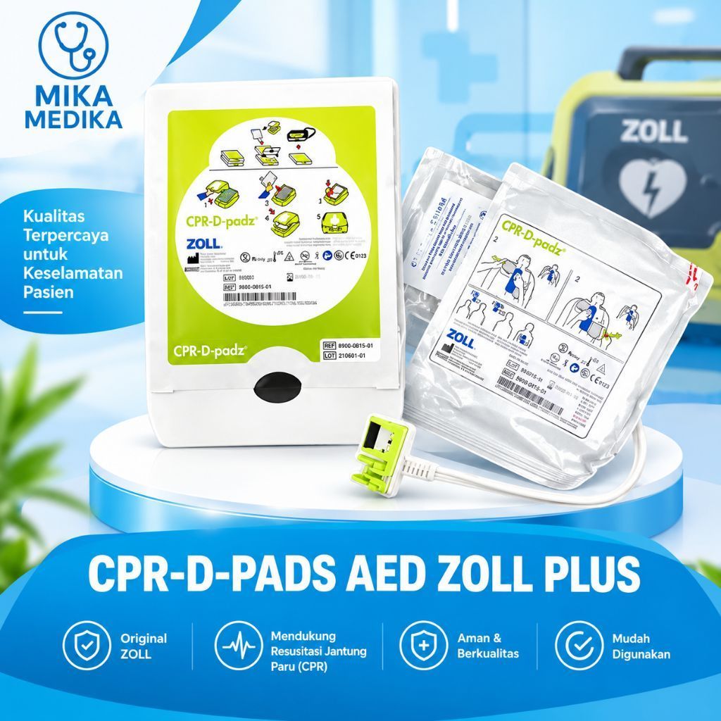 CPR-D-Padz AED ZOLL Plus Original – Pad Elektroda AED ZOLL untuk CPR