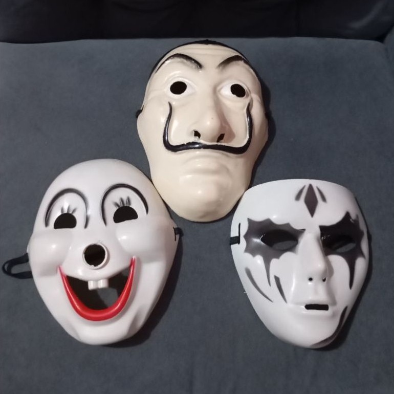 Preloved Topeng Salvador Dali,Topeng Badut,Topeng Jabbawockeez