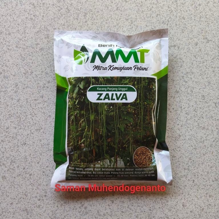 Benih Kacang Panjang ZALVA 500 gram MMT - Bibit Kacang Panjang ZALVA