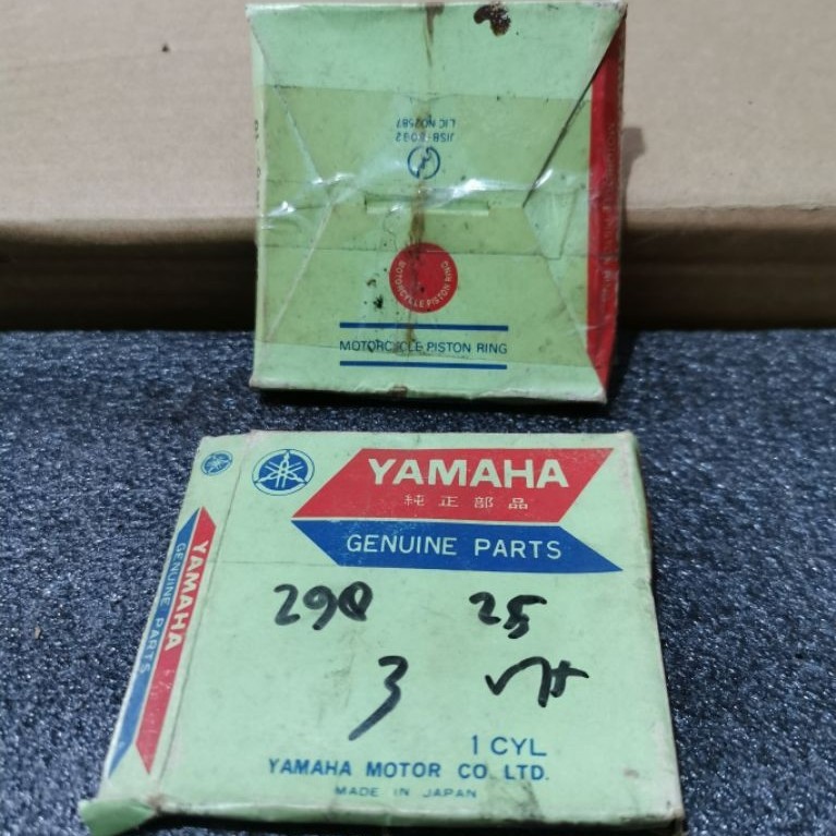 Ring Piston Seher Yamaha V75 V80 298 Os Oversize 25 Nos