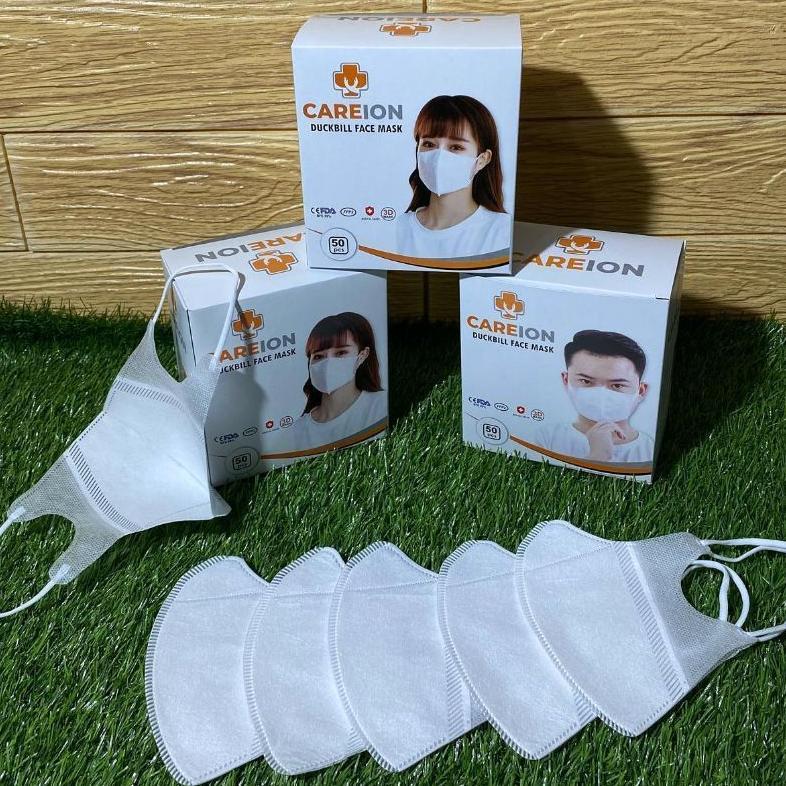 VIREKAMART (COD) MASKER DUKBIL 3 PLY ISI 50 PCS/ MASKER DUCKBIL BERGARIS/ DUCKBIL CCARE TERLARIS