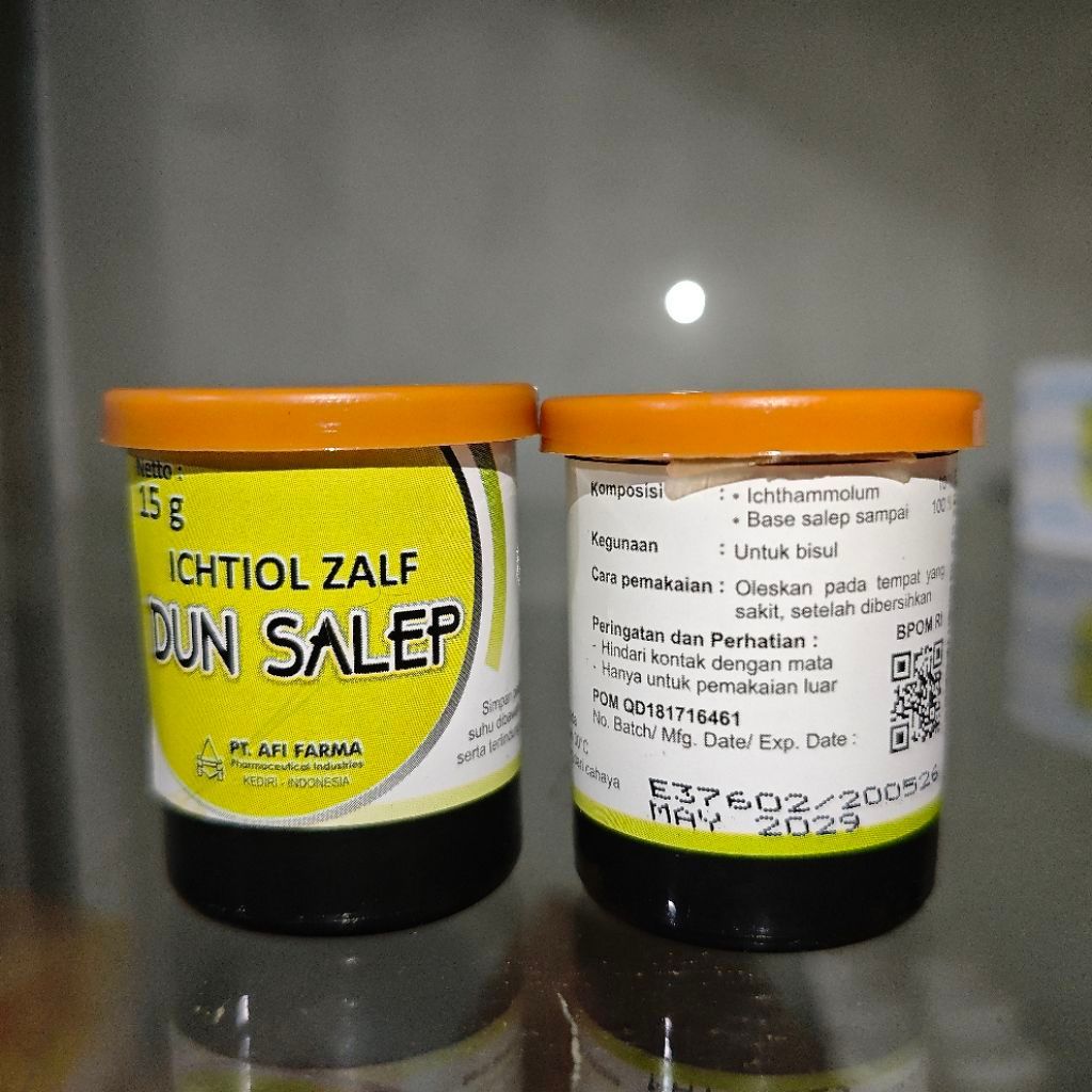 ICHTIOL ZALF Dun Salep Hitam 15g - Salep Bisul Jerawat Bernanah & Luka Kulit