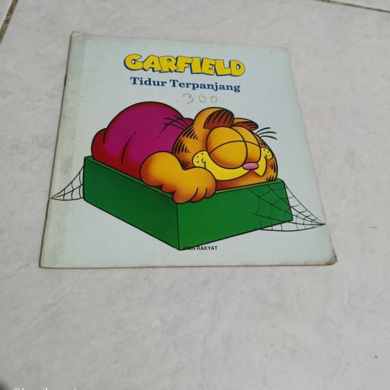 buku cerita anak seri garfield tidur terpanjang