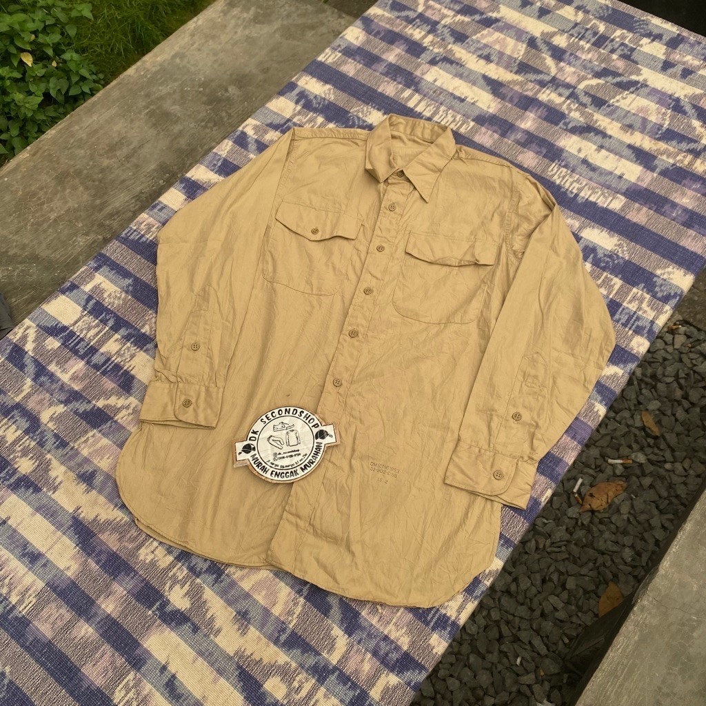 vintage 50s military shirt