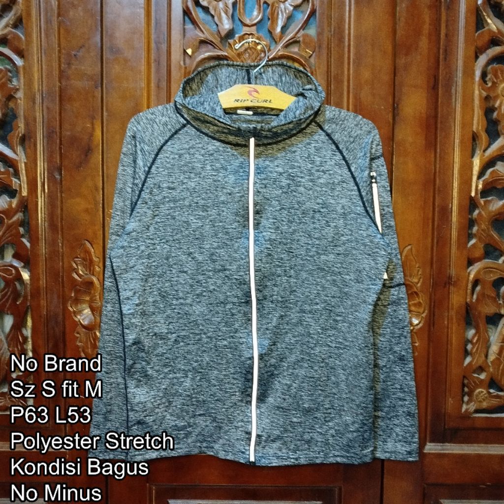 JAKET STRETCH AIRISM NO BRAND SIZE S SECOND