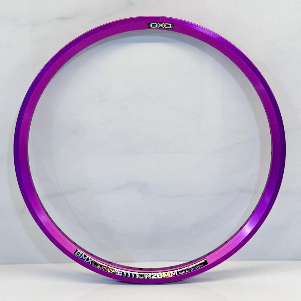 Velg Sepeda BMX 20 inchi Velg OXO BMX Competition 36hole 20mm Alloy Double wall black rims OXO