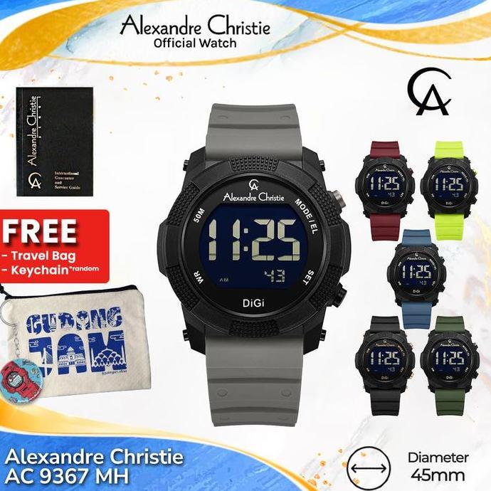 Alexandre Christie Pria AC 9367 MH AC9367MH Rubber Strap
