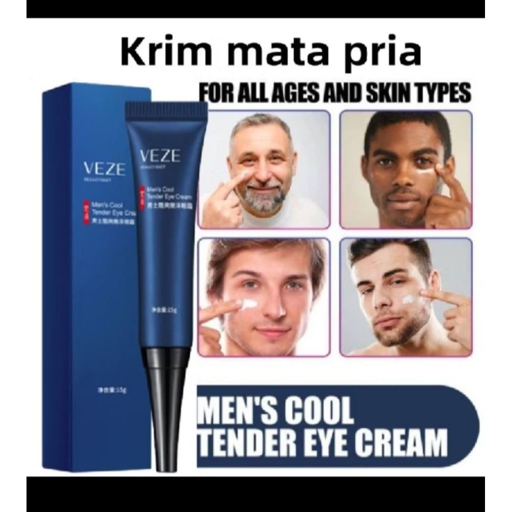 veze men's cool ORI serum gel pengencang mata pria