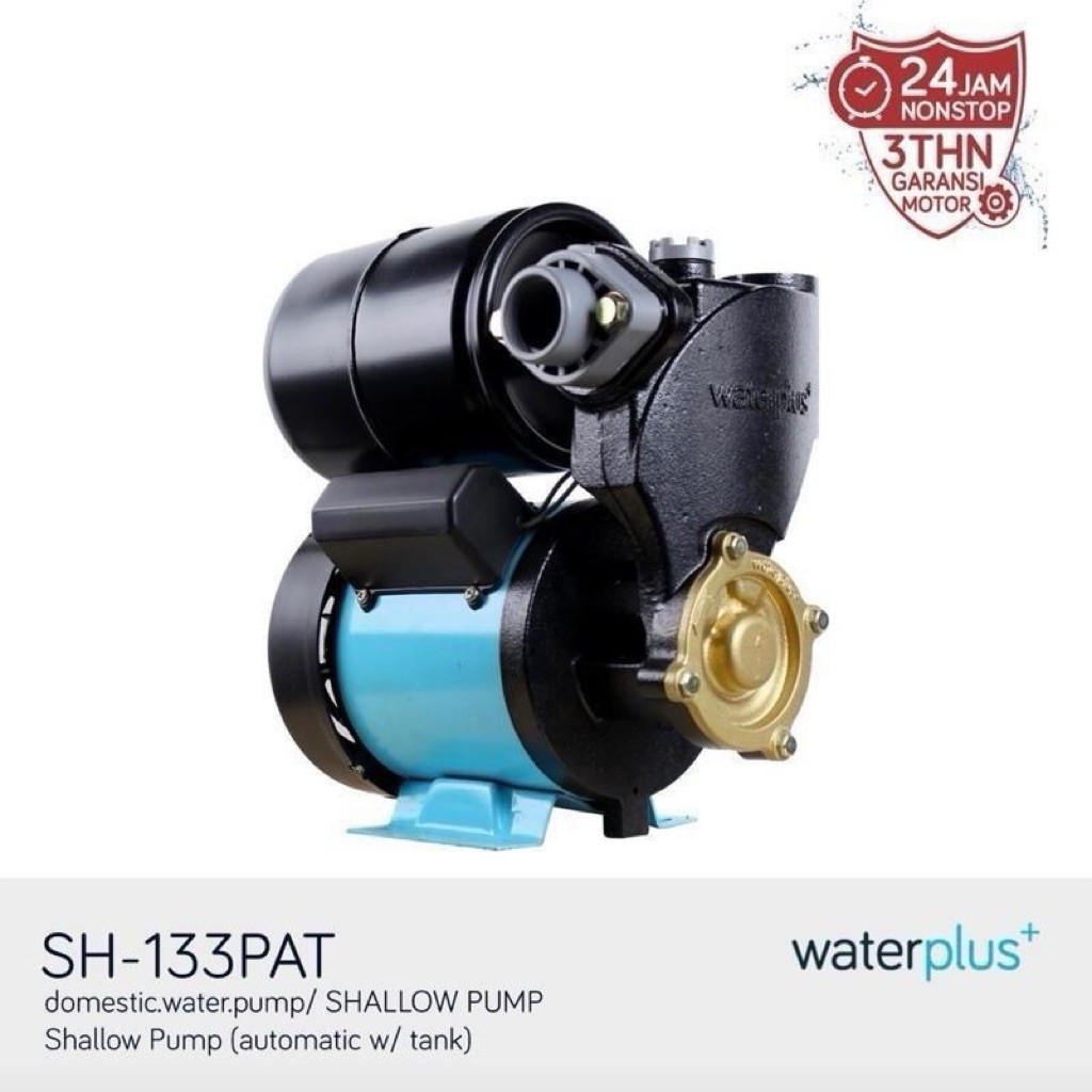 WATERPLUS SH-133PAT SHALLOW PUMP W/ TANK