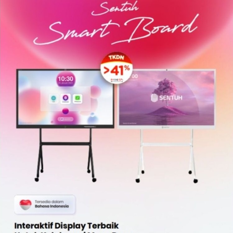 GROSIR IFP INTERACTIVE FLAT PANEL SMARTBOARD SENTUH 55 INCH TKDN