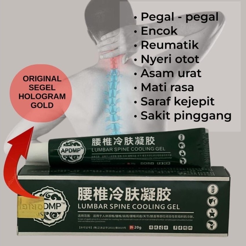 Salep lumbar spine cooling gel