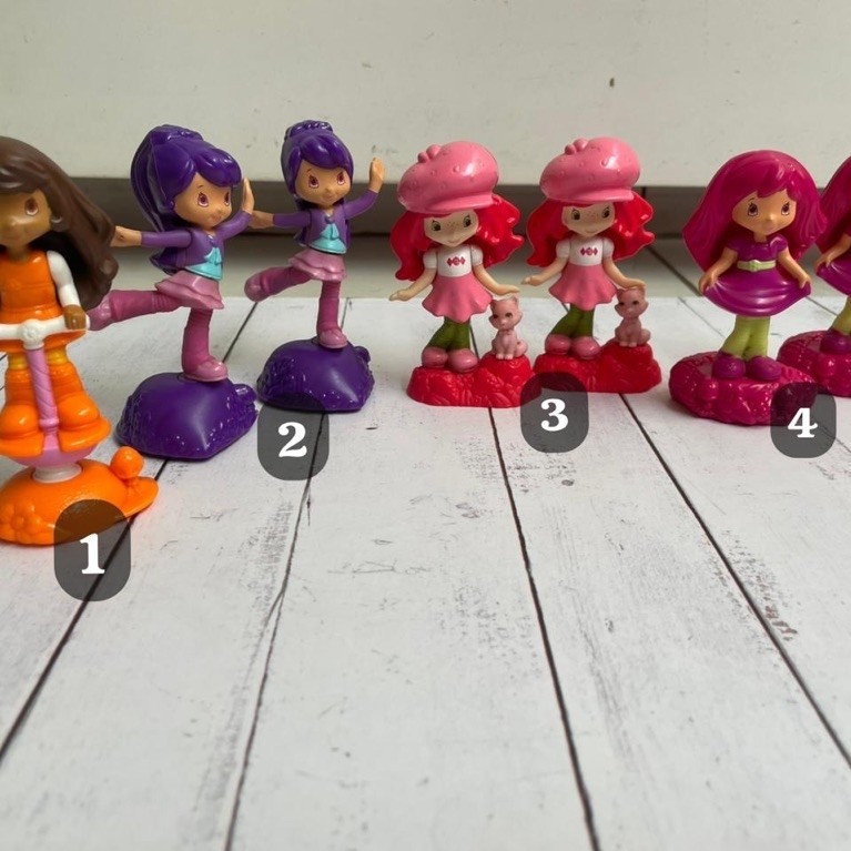 Mainan Strawberry Shortcake Happy Meal McDonald 2011 - Mainan Anak Preloved