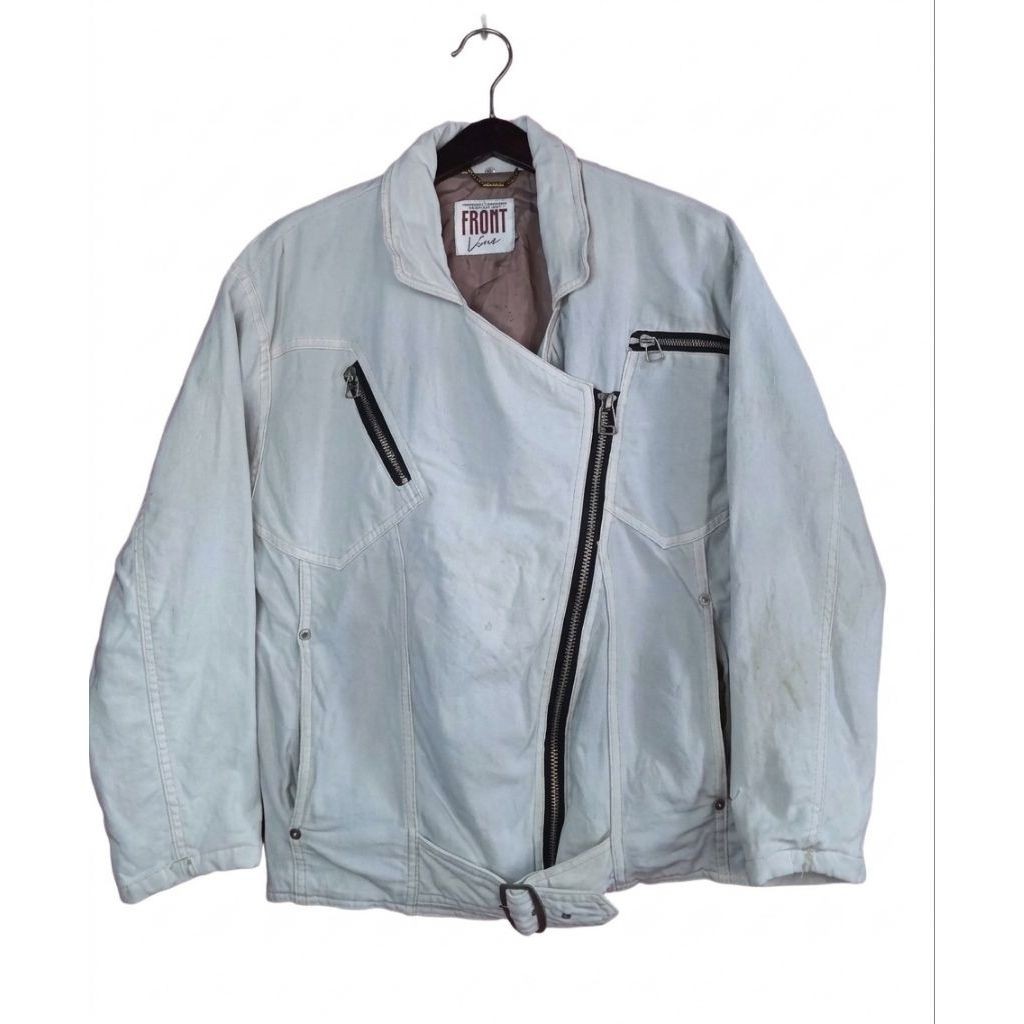 Jaket Ramones canvas front line  (MINUS, PERHATIKAN GAMBAR DAN DESKRIPSI)