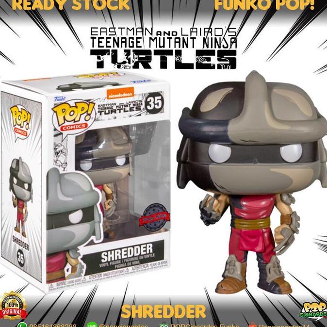 Funko POP Comics Teenage Mutant Ninja Turtle - Shredder Comic #35 (TERBAIK) (TERBARU) (TERMURAH)