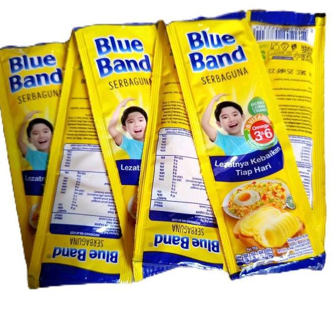 Milku- Blue Band Margarin Serbaguna Renceng Isi 12 Sachet Butter Food