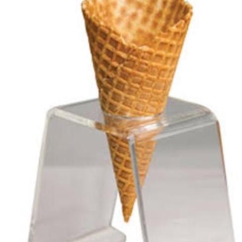 BEBAS ONGKIR - holder display cone es krim acrylic ice cream