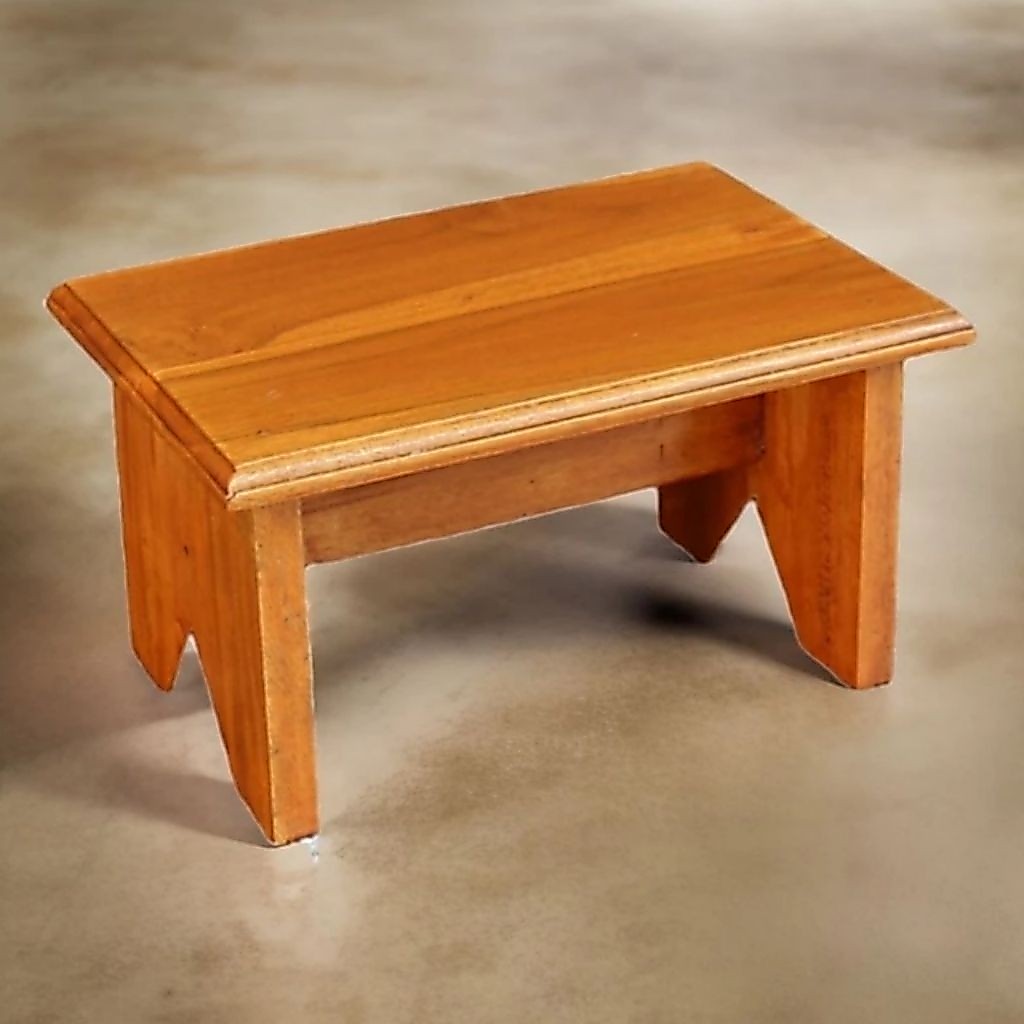 Promo kursi pendek kayu/kursi jongkok kayu solid/bangku kayu jongkok