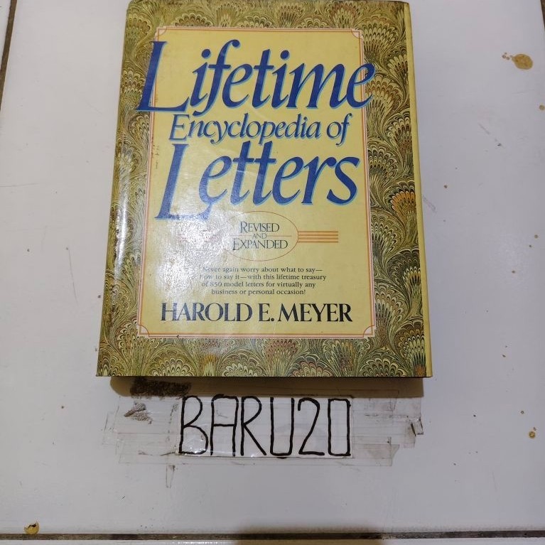 buku lifetime encyclopedia of letters by HAROLD E. MEYER