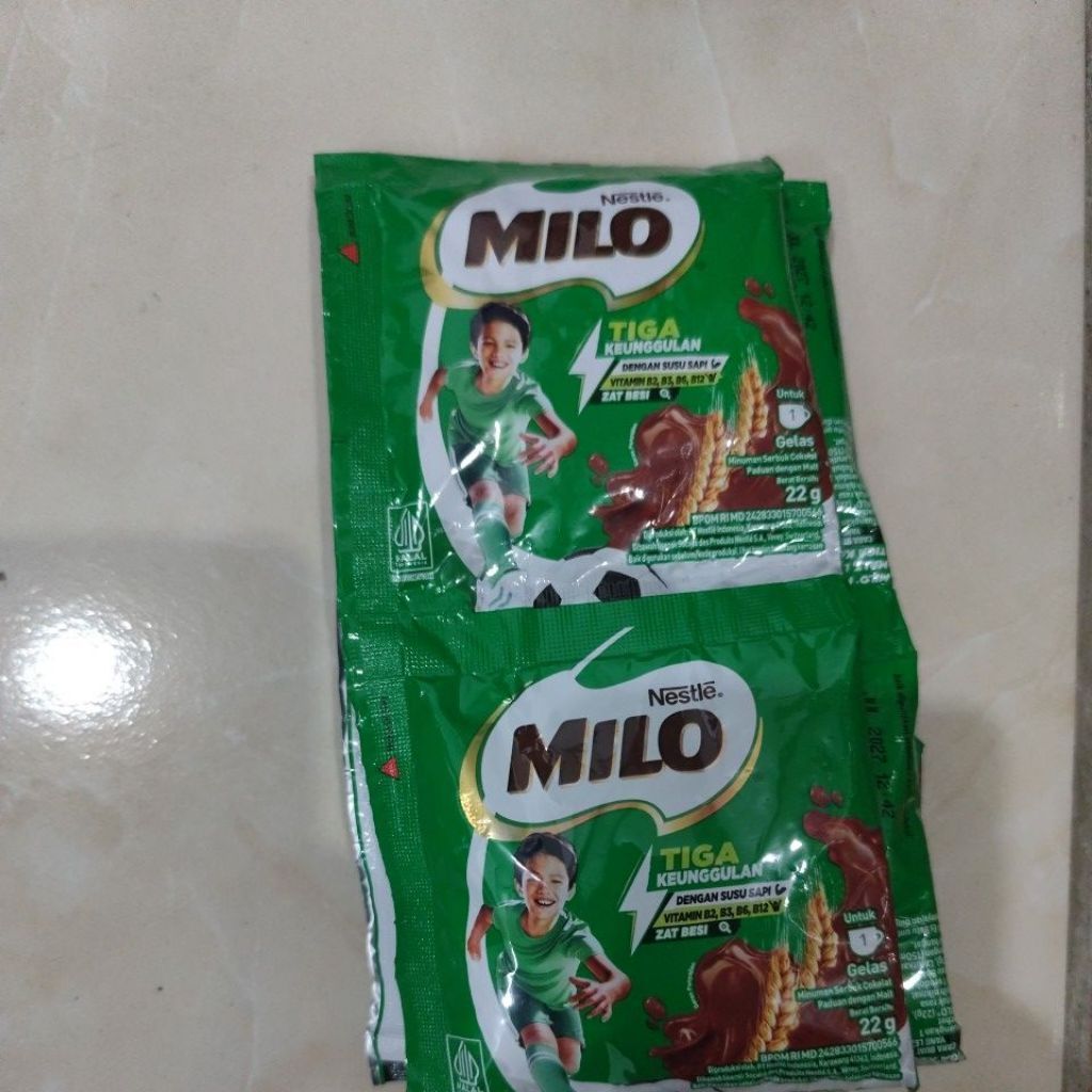 Milo renceng, 22gr isi 10