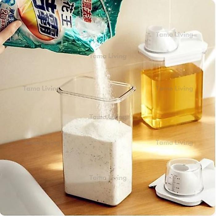 TAMA LIVING Nara Laundry Botol Refill Deterjen Laundry Organizer Botol Sabun Botol Refill Sabun