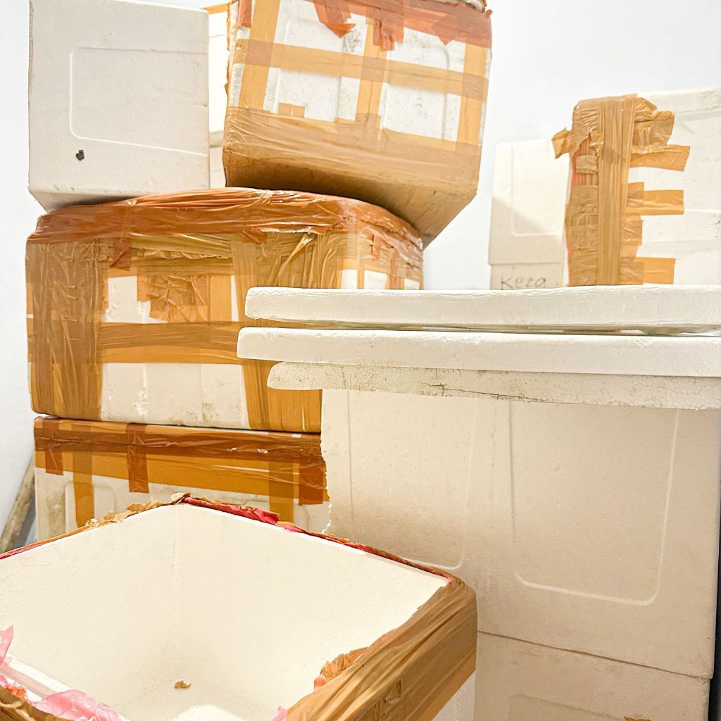 Styrofoam Box Bekas frozen Ukuran JUMBO Box Es