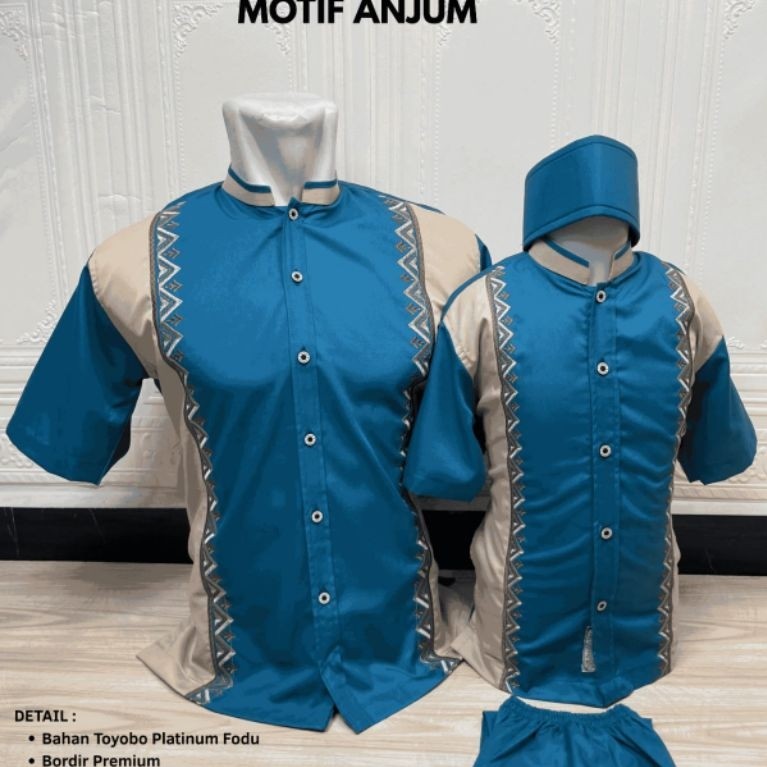 Agnina Baju koko couple lebaran 2027 motif anjum