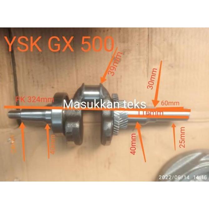 Crankshaft YSK500 Excellent | Kruk AS YSK 500 Marine Original