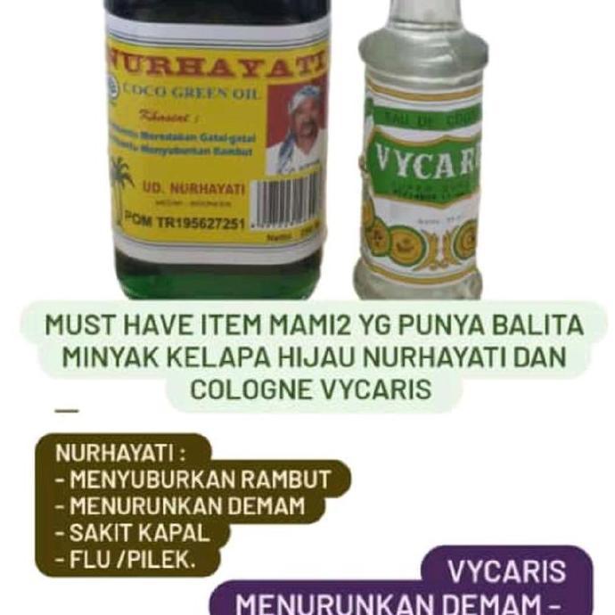 Minyak Vycaris Eu De Cologne 85ml