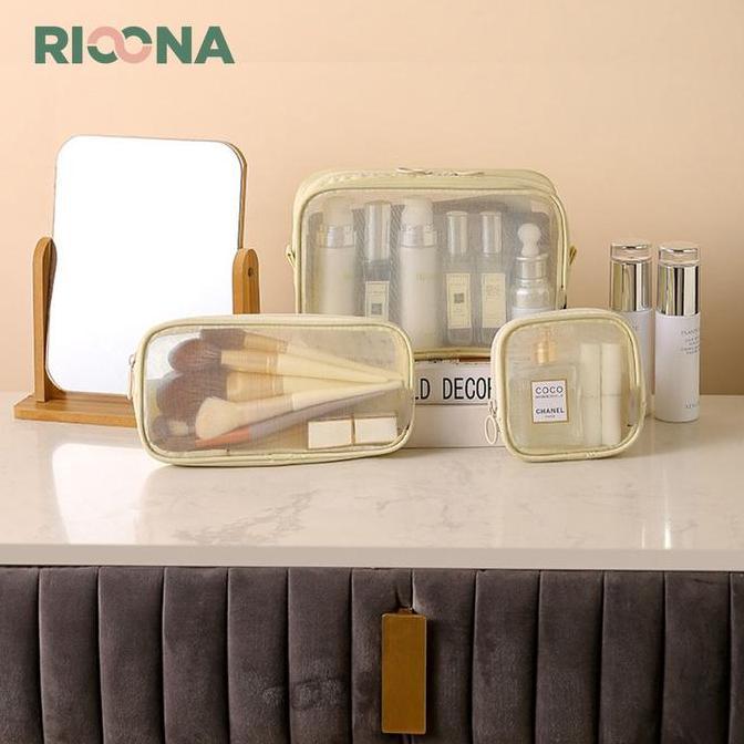 Pouch Jaring Kosmetik Tas Jaring Make Up Tas Peralatan Mandi