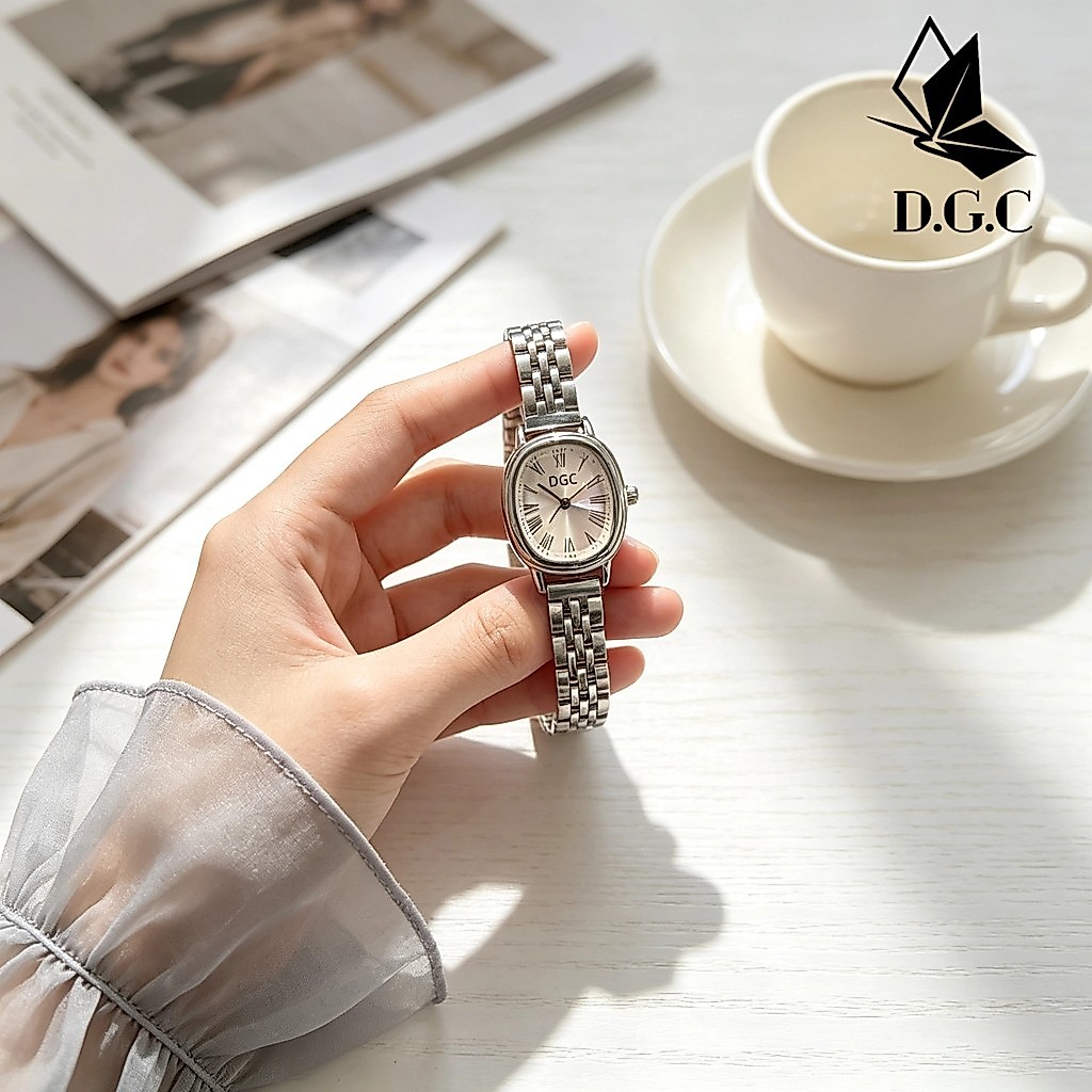HOT DGC W703 Jam Tangan Wanita Analog Elegan Fashion Korea Casual Analog Trendy dgc jam tangan